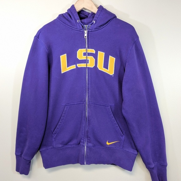 Nike Tops Vintage 9s Louisiana State Lsu Zip Hoodie Poshmark